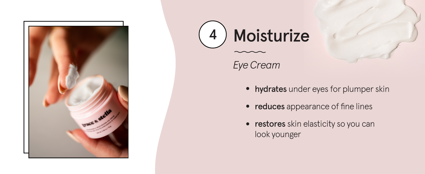 Step 4: Pamper up your under eye skin with our lightweight, vegan eye cream