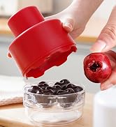 SXunacou 7-hole Pressing Cherry Pitter Tool, Cherry Sqingjube Pit Remover,eed Core Remover Olives...