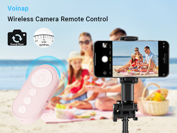 Wireless Camera Remote Control with Zoom for iPhone &amp;amp;amp; Android