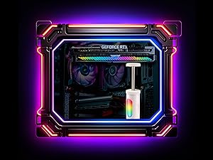 Place GPU support bracket stand under ATX RTX Graphic card for a sag prevention