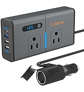 BMK 200W Car Power Inverter Newly Car Plug Adapter Outlet Charger DC 12V to 110V Car Inverter wit...