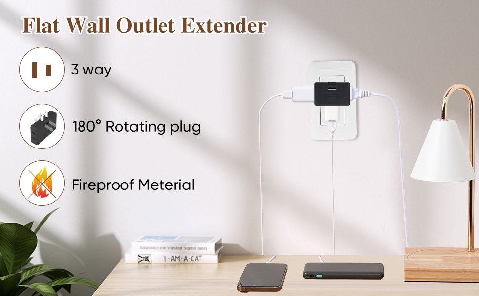 Flat Wall Plug