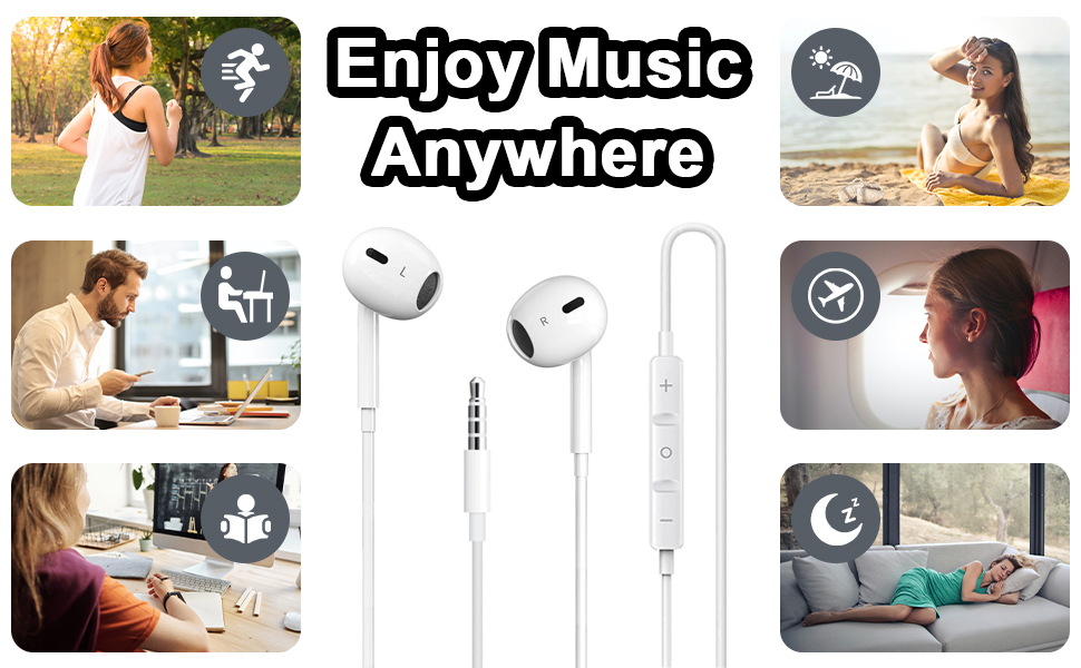 3.5mm Headphones Wired 4