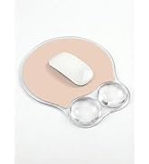 WINTOJO Ergonomic Gel Mouse Pad Wrist Rest Support for Desk, PU Base, Smooth Surface, Crystal Gel...
