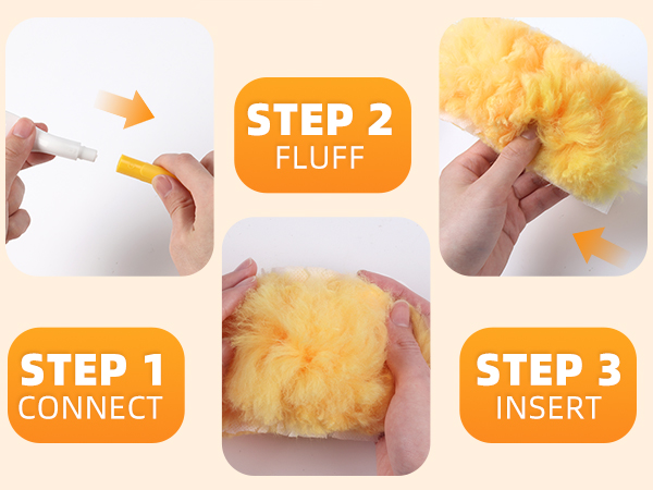 duster refills for swiffer, 30 count duster refills with handle