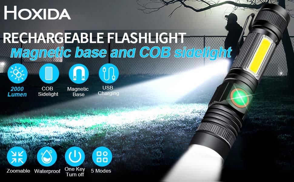 USB Rechargeable flashlight