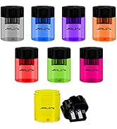 JARLINK 8 Pack Manual Pencil Sharpener, Dual Holes Colorful Sharpener for No.2/Colored/Art Pencil...