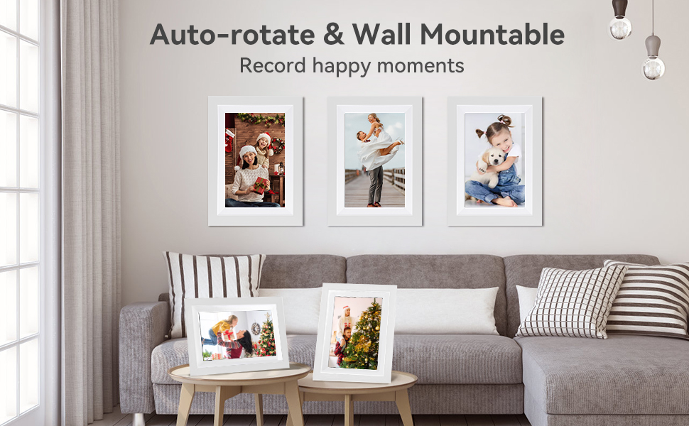 Frameo Wifi Digital Picture Frame 32GB Memory 10.1 Inch 14