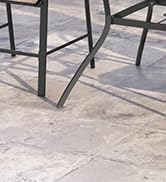Giantex Patio Table with Umbrella Hole, Outdoor Dining Table for 4 People with All Weather Resist...