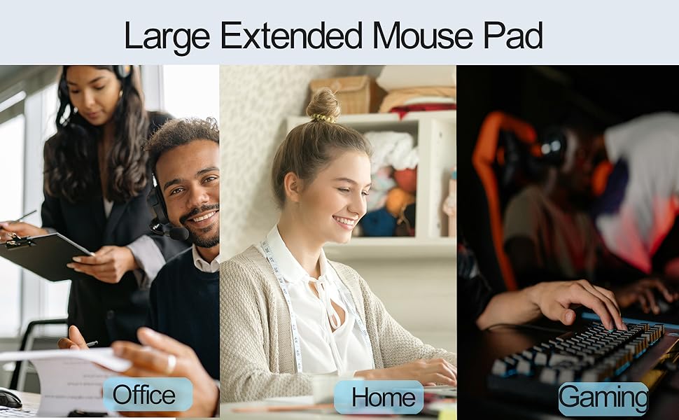 large gaming mouse pad