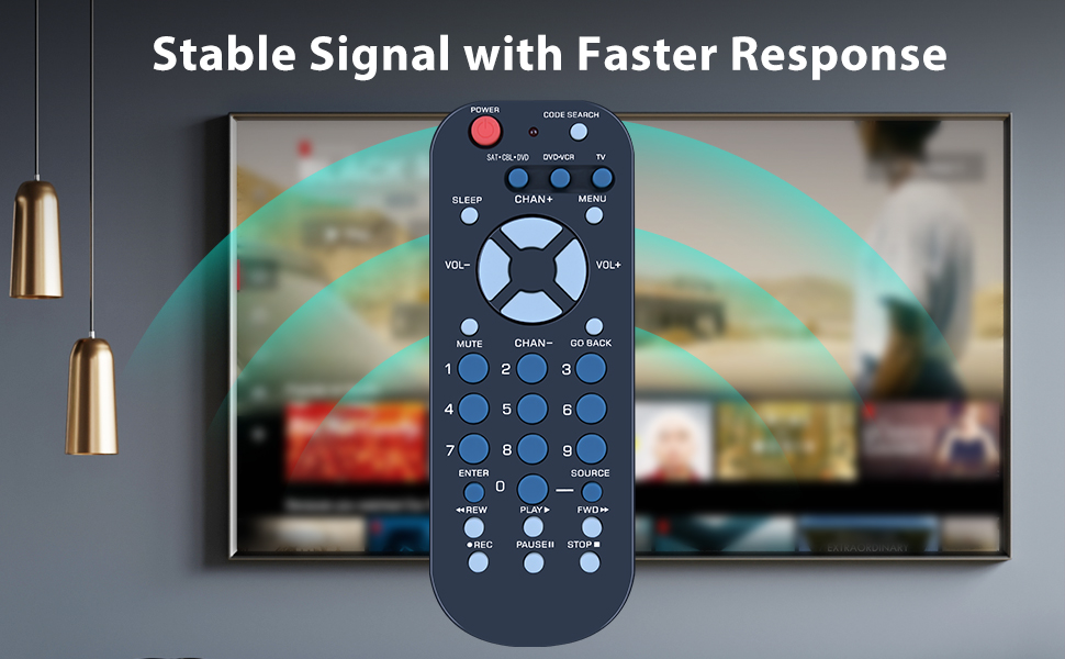 rca universal remote control for tv