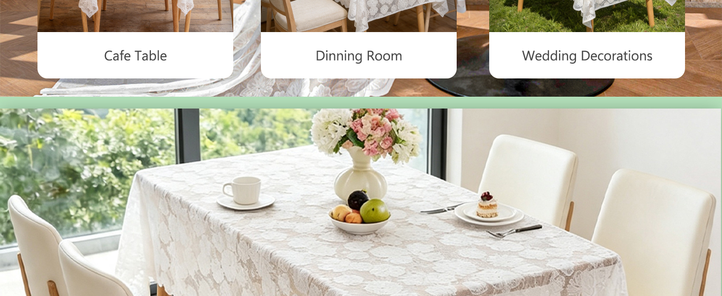 Lace Tablecloth for Dinning Room
