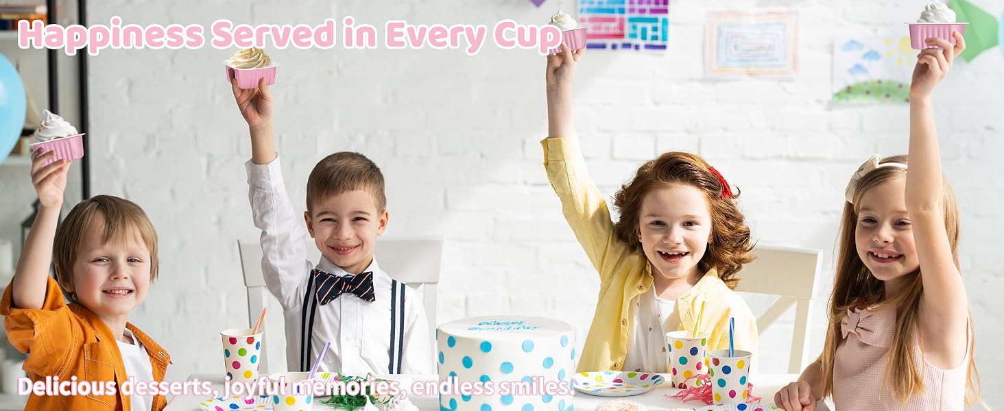 Aluminum Foil Cup with Lid Baking Cake Pan 5oz Disposable Ramekin Cupcake Liners Dessert Cups