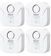 Geevon 4 Pack Water Leak Detectors for Home, 100dB Loud Water Alarm Sensor Leak Detection with Dr...