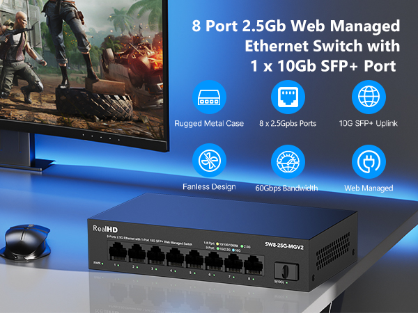 8 port managed 2.5 gb switch_