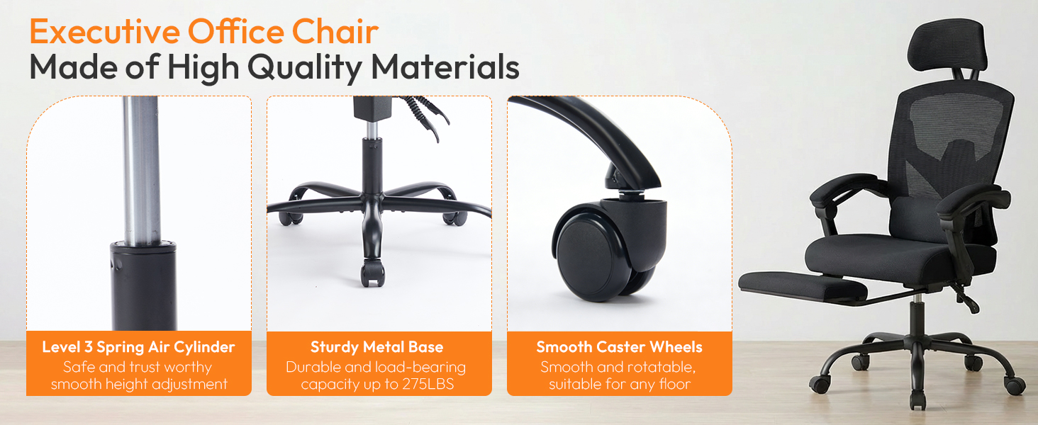 Computer Chair with Lumbar Support