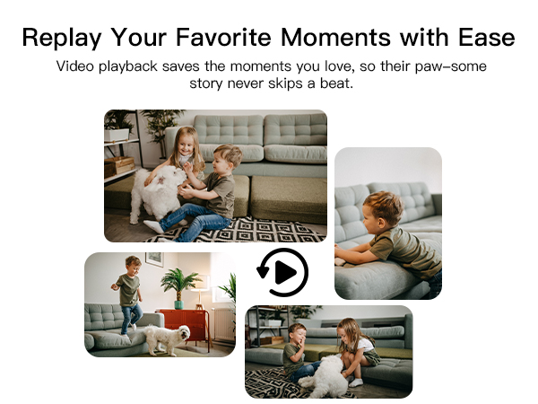 house camera with phone app, house camera with audio and video, dog camera with speaker