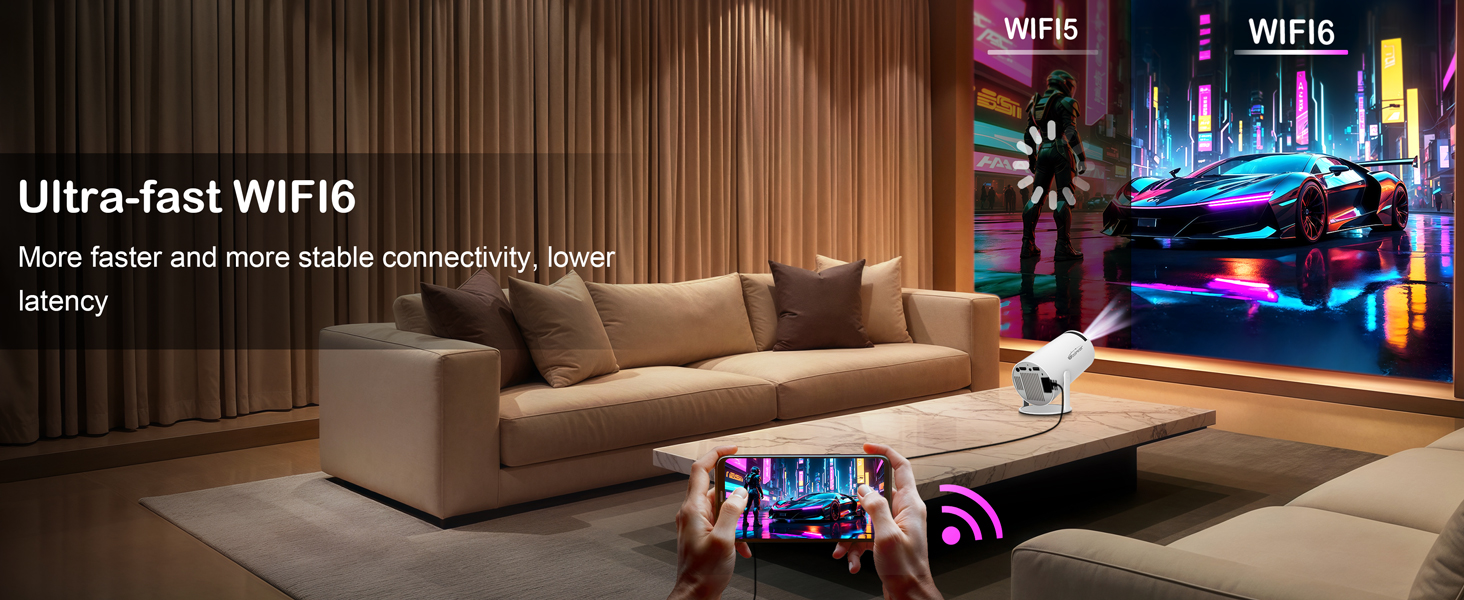 portable projector 4k