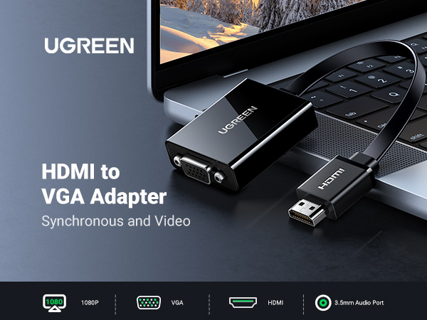 Active HDMI to VGA Adapter