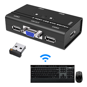2 port KVM switch VGA