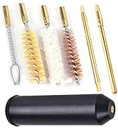 MOSANDON Pistol Gun Barrel Cleaning Kits for 9mm/.38/.357 Caliber, Pocket-Size Handgun Bore Brush...