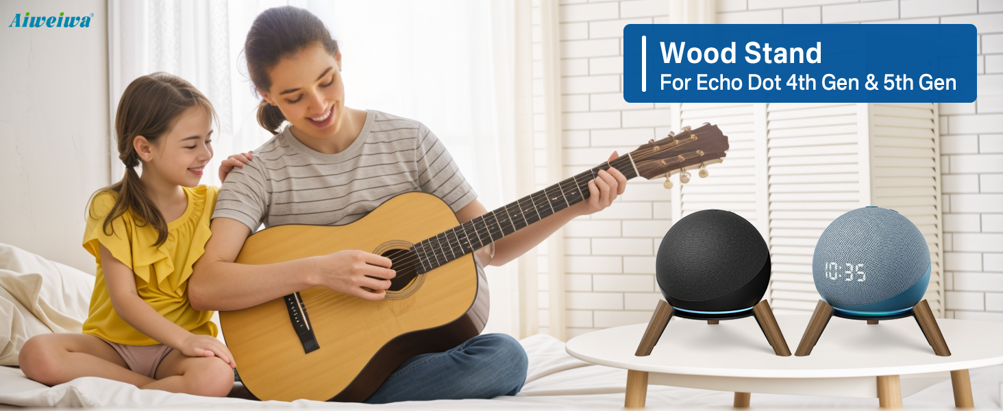 Wood Stand For Echo Dot 4th Gen &amp;amp;amp; 5th Gen