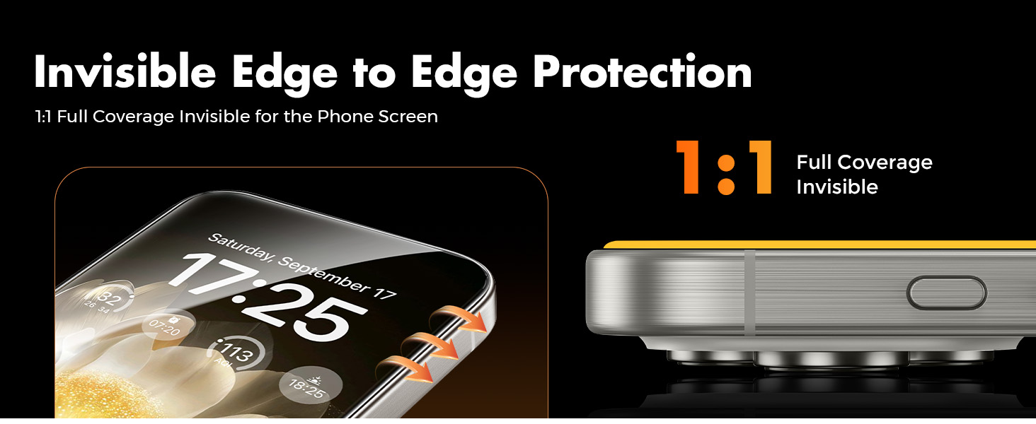 UNBREAKcable iPhone 15 Pro Max Screen Protector Tempered Glass