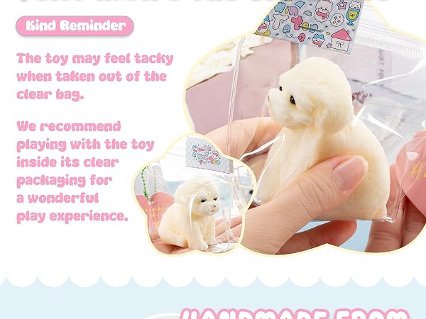 Puppy Taba Dog Squishy - Ultra Soft Silicone Dog Squishy