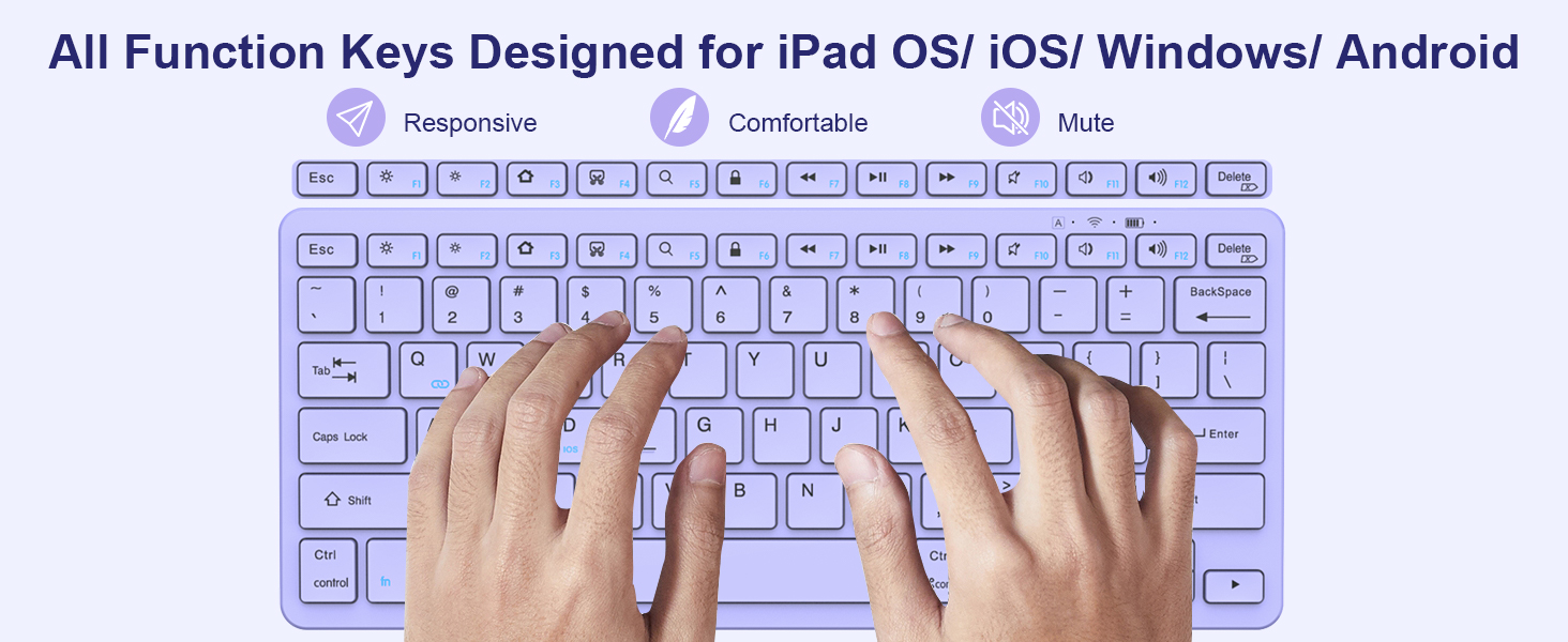 Bluetooth Keyboard for iPad-3