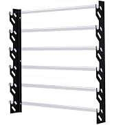 Yescom Vinyl Rolls Holder Storage 6 Rolls Rack Wall Mount for Car Wrap | Transfer Paper Wallpaper