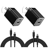 wegear 30W USB C Fast Charger, Dual Port USB C Wall Charger with Foldable Plug for iPhone 17/16/1...