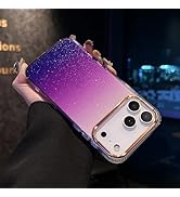 Losin Compatible with iPhone 17 Pro Max Gradient Glitter Case Fashion Bling Sparkly Glossy Case S...