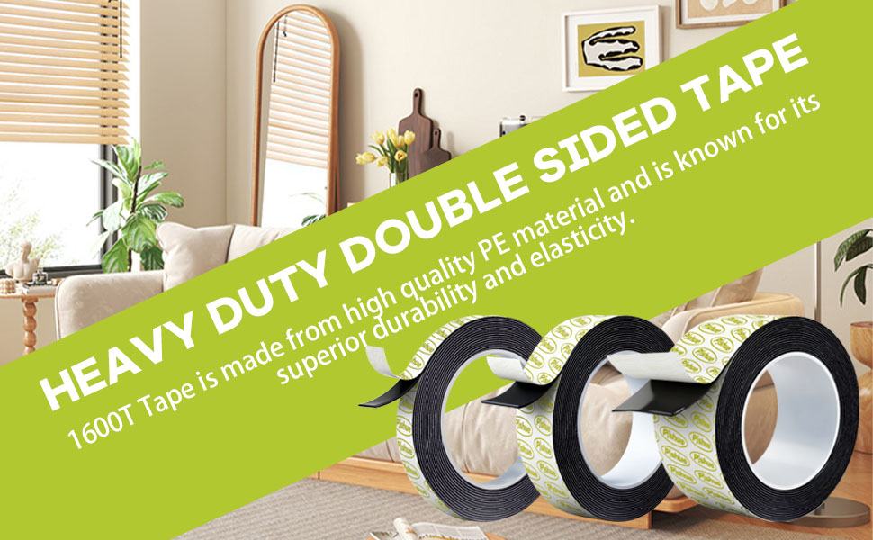 heavy duty double sided mounting tape