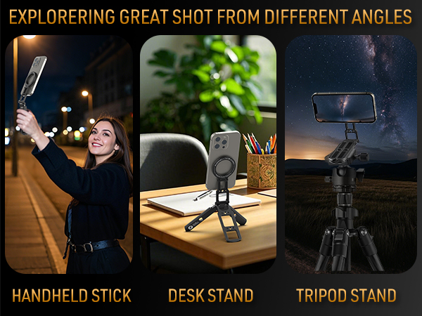 Dual Magnetic Phone Tripod