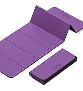 Foldable Yoga Mat,Exercise Mats for Home Workout,Comfortable and Durable,Thick-Portable Folding M...