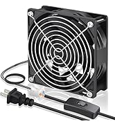 GDSTIME EC Cooling Fan, 120mm Fan, 120mm 38mm AC 110V 115V 120V 220V 240V, Dual Ball Bearing