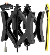 PAULINN Camper RV Wheel Chock Stabilizer 2 Sets for Travel Trailers Heavy Duty X Chocks Fits 3.5