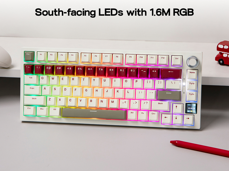 AK820 PRO Wireless Mechanical Gaming Keyboard with Screen