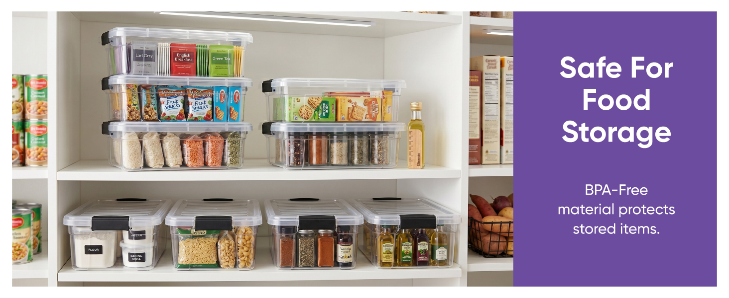 Superio Slime &amp;amp;amp; Stackable Clear Storage Containers