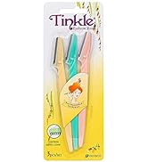 Dorco Tinkle Eyebrow Razors for Women, Dermaplane Razor 3Razors [3ct per pack (1pk)], Eyebrow Tri...