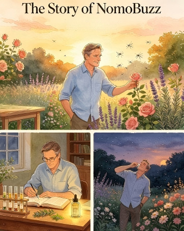NomoBuzz was born from the desire to enjoy the outdoors, free from chemicals and mosquito bites.