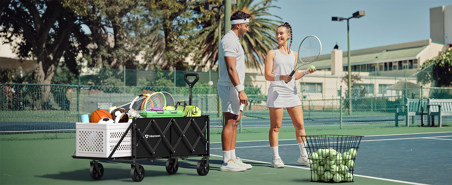 Hikemoon utility wagons carts foldable for sports