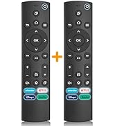 (Pack of 2) Universal Replacement Remote for Insignia/Toshiba/TCL/Pioneer Smart TVs Remote, Compa...