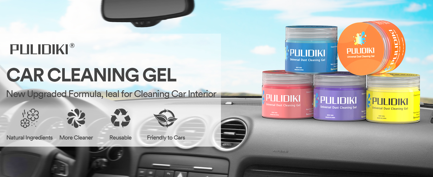 Car Cleaning Gel Blue