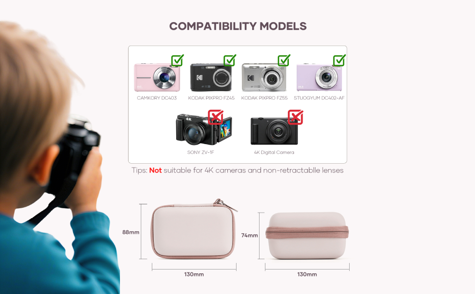 Digital Camera Case Fit for KODAK PIXPRO FZ45