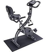 Foldable Exercise Bike Stationary Bike, Sportneer 4 in 1 Indoor Cycling Bike with 16 Level Magnet...