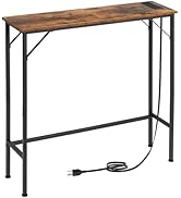 LOAKEKEL Narrow Console Table,Sofa Table with Storage,Entryway Table,Behind Couch Table,Entry Tab...