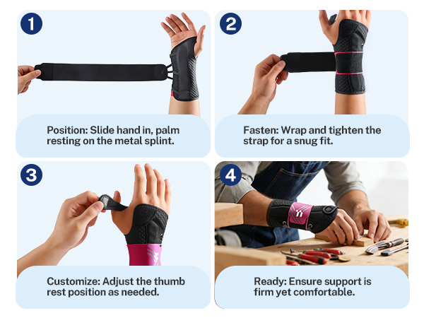 Open Thumb Wrist Brace