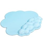 Gaming Mouse Pad Wrist Rest,Ergonomic Cloud Wrist Rest Mousepad with Gel Memory Foam,Non-Slip Rub...