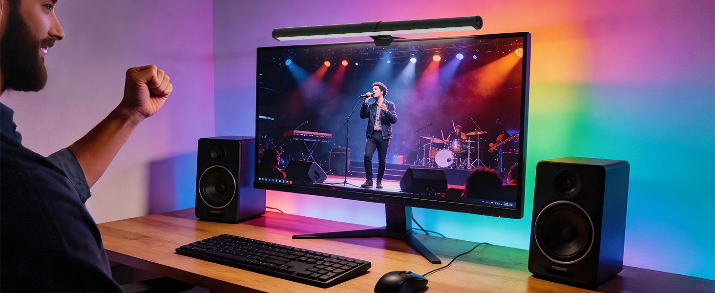 Reading Desk Light for Gaming Work Office